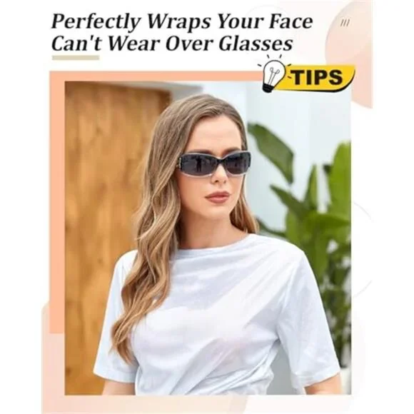 Women's Polarized Sunglasses Butterfly Decoration UV Protection - Picture 2 of 6